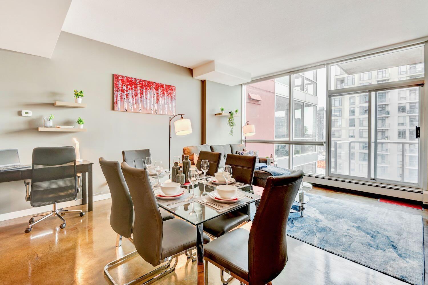 YYC Modern 2Br Condo - King Bed - Downtown City Views מראה חיצוני תמונה